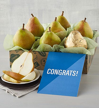 "Congrats" Royal Riviera® Pears
